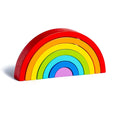 Load image into Gallery viewer, New Kids Montessori  Arch Bridge Rainbow Building Blocks Wooden Toys
