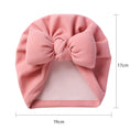 Load image into Gallery viewer, Boutique Faux Cashmere Baby Hat Warm Autumn Winter Beanies Solid Bow
