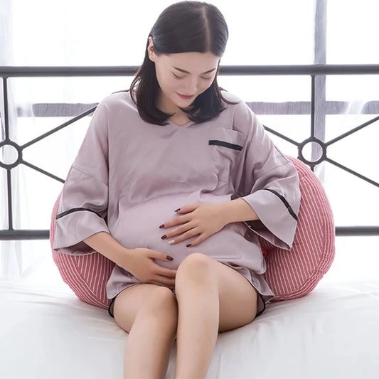 Multi-function U Shape Pregnant Women Sleeping Support Pillow Bamboo