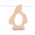 Load image into Gallery viewer, 1pcs Baby Animal Natural Beech Teething Wooden Teether Rodent Flowers
