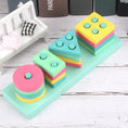 Load image into Gallery viewer, Hot Kids Montessori Wooden Toys Macaron Blocks Learning Toy Baby Music
