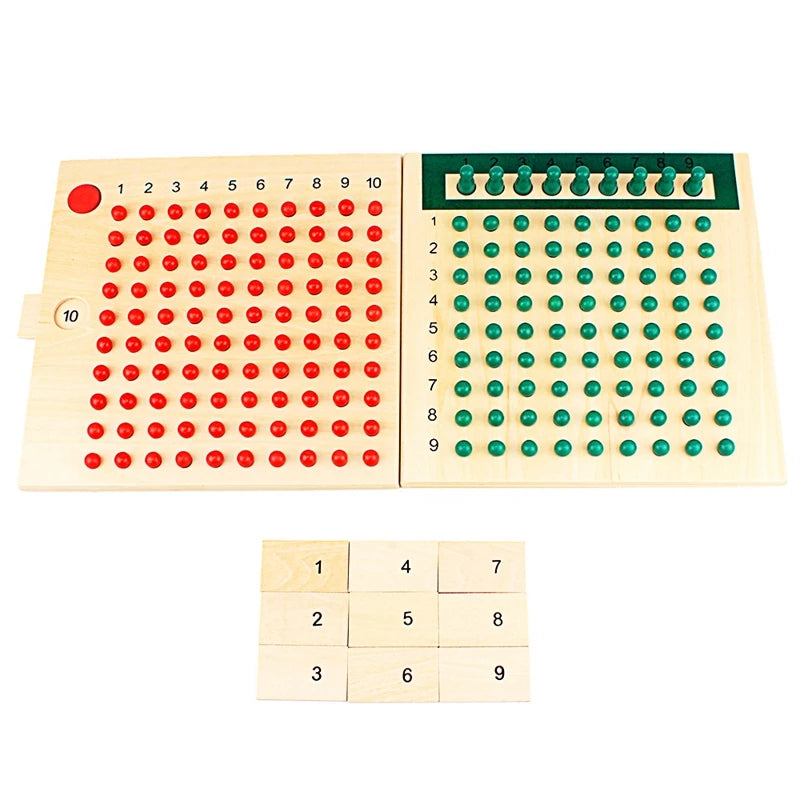 Montessori Educational Wooden Toy Multiplication and Division Beads