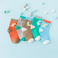 Load image into Gallery viewer, 5 Pair/Lot Lovely Baby Socks Girl Dinosaur Ship Plane Skarpetki Boy
