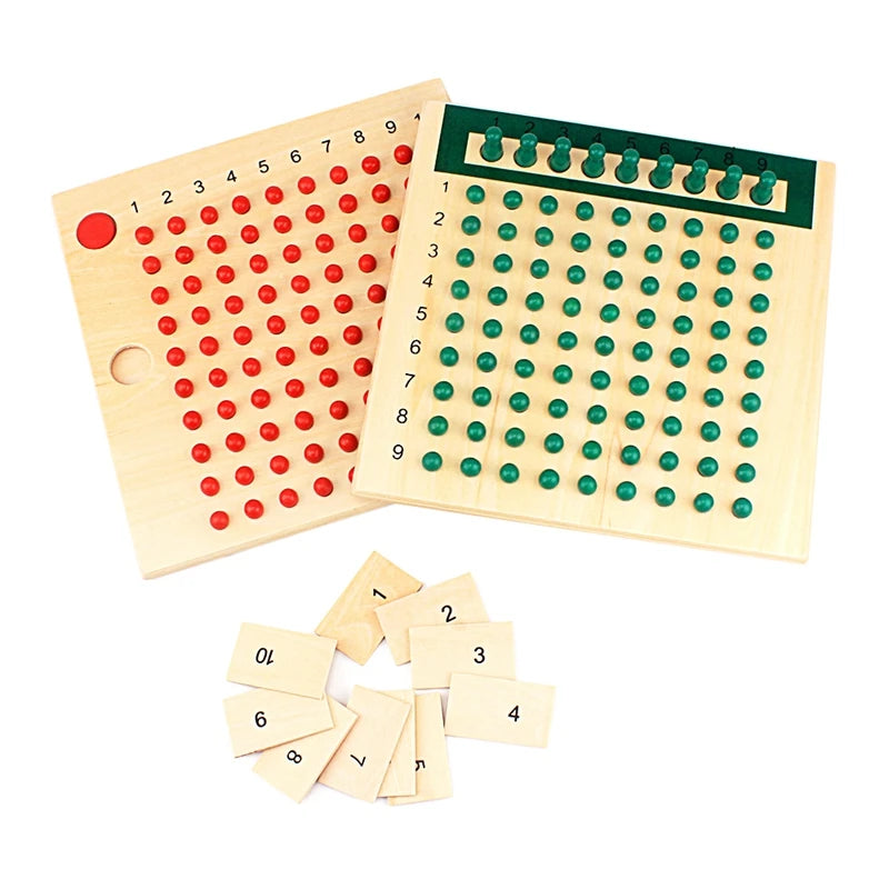 Montessori Educational Wooden Toy Multiplication and Division Beads