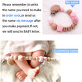 Load image into Gallery viewer, Handmade Free Personalized Name Silicone Wood Pacifier Clips Safe
