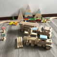 Load image into Gallery viewer, Handmade Truck With Wood Bale
