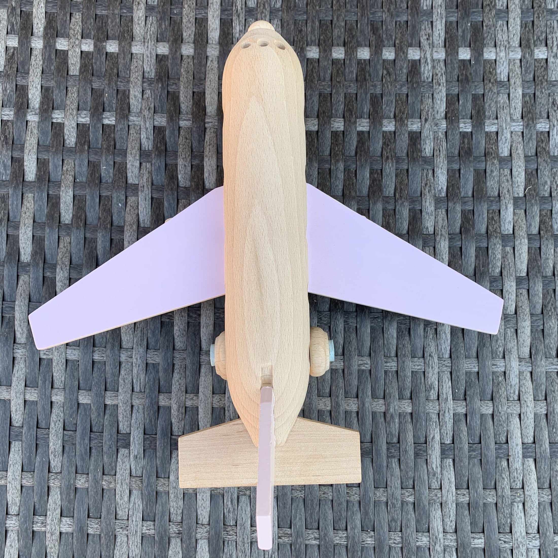 Handmade Wooden Airbus