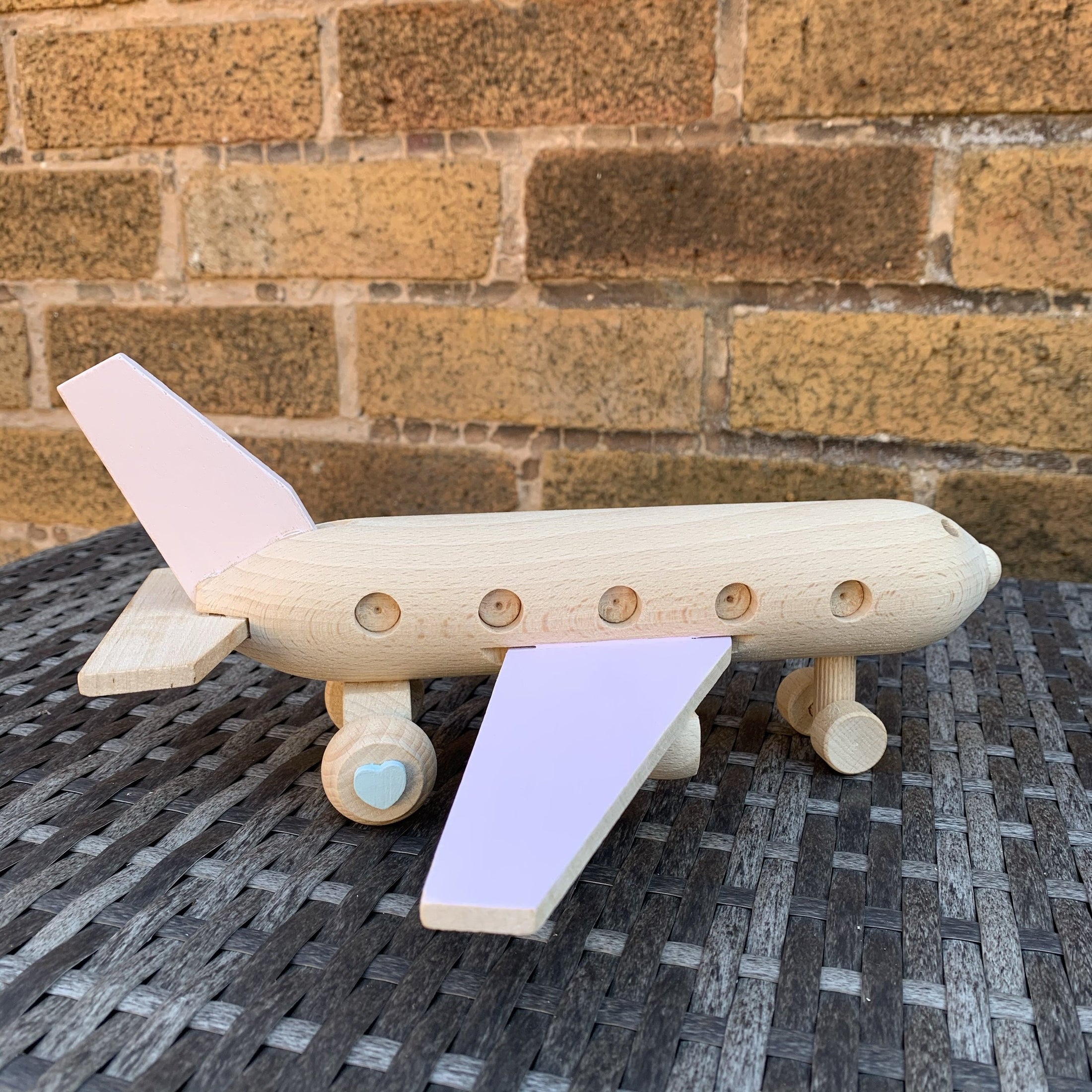 Handmade Wooden Airbus