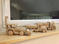 Load image into Gallery viewer, Handmade Wooden Bulldozer
