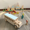 Load image into Gallery viewer, Handmade Wooden Bus
