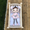 Load image into Gallery viewer, Handmade Wooden Dolls Cot Bed
