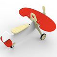 Load image into Gallery viewer, Handmade Wooden Ride On Plane
