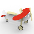 Load image into Gallery viewer, Handmade Wooden Ride On Plane
