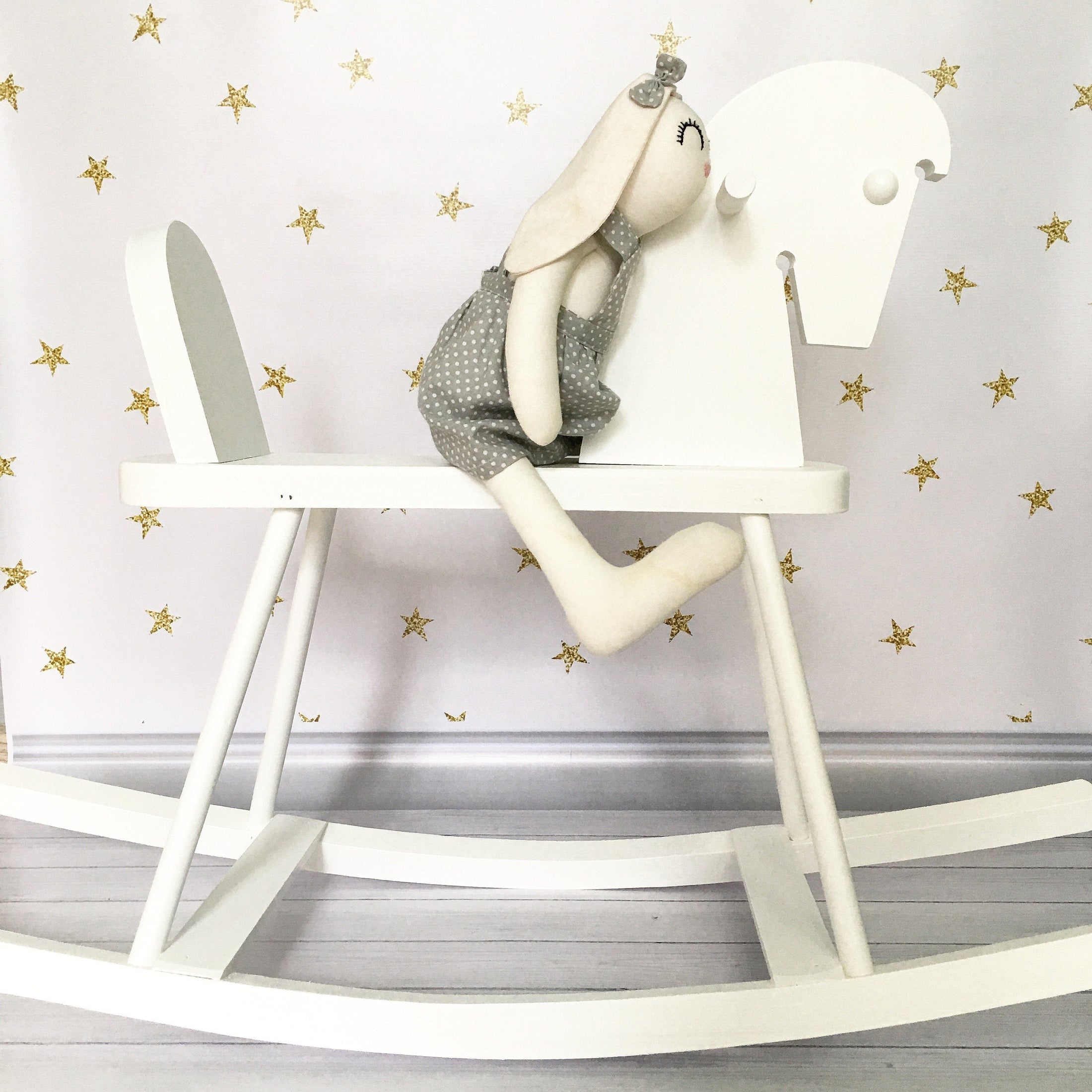 Handmade Wooden Rocking Horse Abi