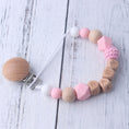 Load image into Gallery viewer, Handmade Free Personalized Name Silicone Baby Pacifier Clip Silicone
