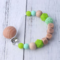 Load image into Gallery viewer, Handmade Free Personalized Name Silicone Baby Pacifier Clip Silicone
