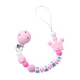 Load image into Gallery viewer, Handmade Free Personalized Name Silicone Baby Pacifier Clip Silicone
