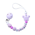 Load image into Gallery viewer, Handmade Free Personalized Name Silicone Baby Pacifier Clip Silicone
