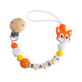 Load image into Gallery viewer, Handmade Free Personalized Name Silicone Baby Pacifier Clip Silicone
