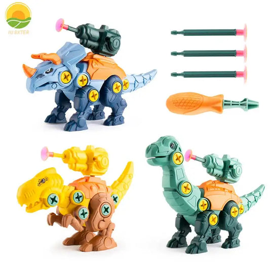 Children Dinosaurs Mount Constructor Model Set Montessori Kids Puzzles