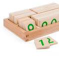 Load image into Gallery viewer, Wooden Numbers Card 1-9000 Montessori Learning Card Math Teaching Aids
