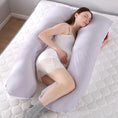 Load image into Gallery viewer, Bubble Kiss U-Shape Large Pregnancy Pillows Cotton Sleep Support
