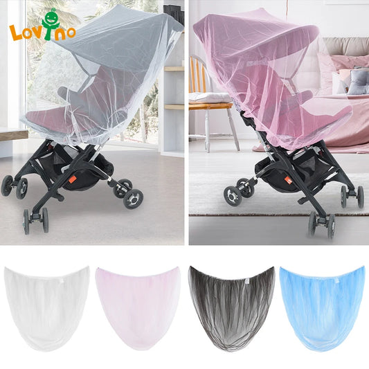 Baby Stroller Mosquito Net Pushchair Cart Insect Shield Net Mesh Safe