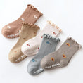 Load image into Gallery viewer, 0-5 Years Toddlers Girls Frilly Socks Soft Cotton Baby Ankle Sock
