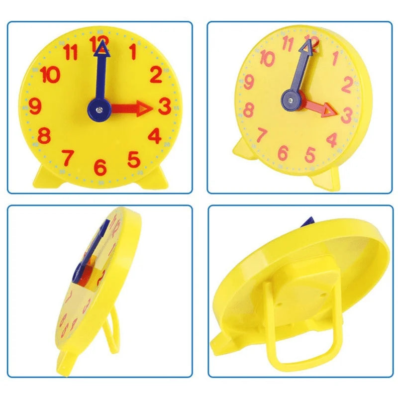 Children Montessori Clock Educational Toys Hour Minute Second