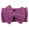 Load image into Gallery viewer, Solid Cable Bow Baby Headband for Child Nylon Layers Headwear Kids
