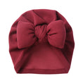 Load image into Gallery viewer, Boutique Faux Cashmere Baby Hat Warm Autumn Winter Beanies Solid Bow
