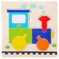 Load image into Gallery viewer, Baby Wooden 3D Puzzles Tangram Shapes Learning Educational Cartoon
