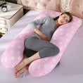 Load image into Gallery viewer, Bubble Kiss U-Shape Large Pregnancy Pillows Cotton Sleep Support
