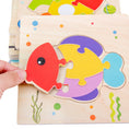 Load image into Gallery viewer, Baby Wooden 3D Puzzles Tangram Shapes Learning Educational Cartoon
