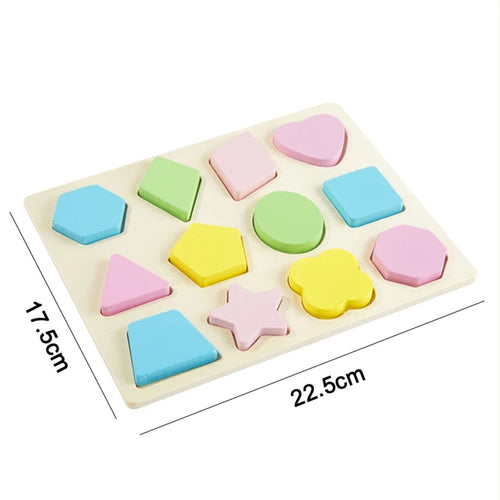 Hot Kids Montessori Wooden Toys Macaron Blocks Learning Toy Baby Music