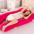 Load image into Gallery viewer, Bubble Kiss U-Shape Large Pregnancy Pillows Cotton Sleep Support
