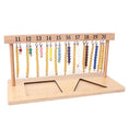 Load image into Gallery viewer, Baby Toy Montessori Math Toy Colorful Beads Stair Hanger Colored Bead
