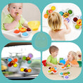 Load image into Gallery viewer, Baby Rattle Toys For 0-12 Months Soft Rubber Sucker Spinner Bathing
