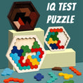 Load image into Gallery viewer, Wooden Tangram Brain Teaser Puzzle | Wooden Brain Games Puzzle -
