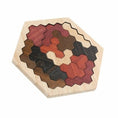 Load image into Gallery viewer, Wooden Tangram Brain Teaser Puzzle | Wooden Brain Games Puzzle -
