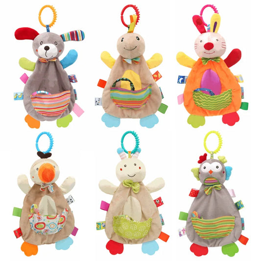 New Baby Rattles Mobile Soft Baby Toys For 0-12 Month Towel Bed Bell