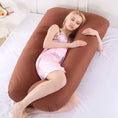 Load image into Gallery viewer, Bubble Kiss U-Shape Large Pregnancy Pillows Cotton Sleep Support
