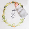 Load image into Gallery viewer, Grey Stone - Organic Swaddle Blanket
