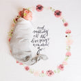 Load image into Gallery viewer, Grey Stone - Organic Swaddle Blanket
