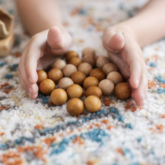 QToys Australia 2 Tone Wooden Balls