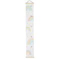 Load image into Gallery viewer, Rainbow 🌈 Kids Growth Chart | 65" Long Hanging Canvas Height Chart |
