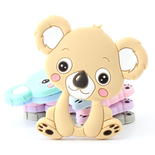 Keep&grow 1pcs Baby Animal Silicone Teethers Dog Dinosaur Koala Baby