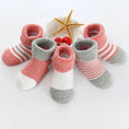 Load image into Gallery viewer, 5/6pair/lot Unisex Non-skid Baby Shoe Socks 0-12months Cotton Baby Boy
