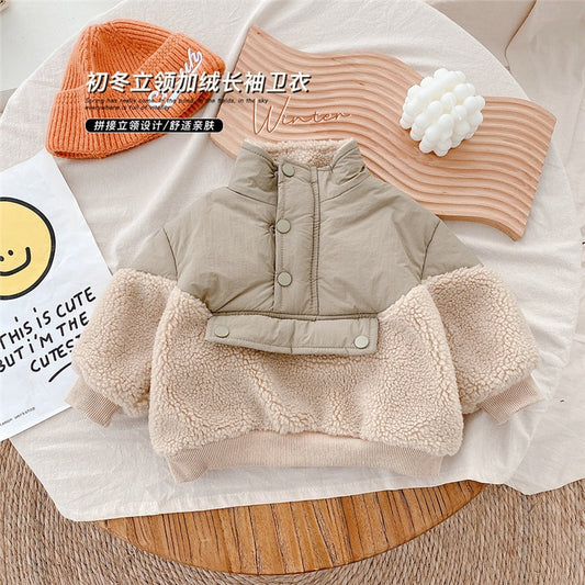 Kids Infant Girls Boys Coat Winter Warm Jacket Casual Thick Coat For