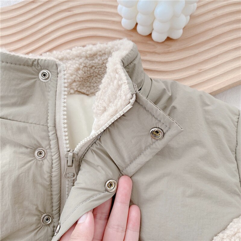 Kids Infant Girls Boys Coat Winter Warm Jacket Casual Thick Coat For